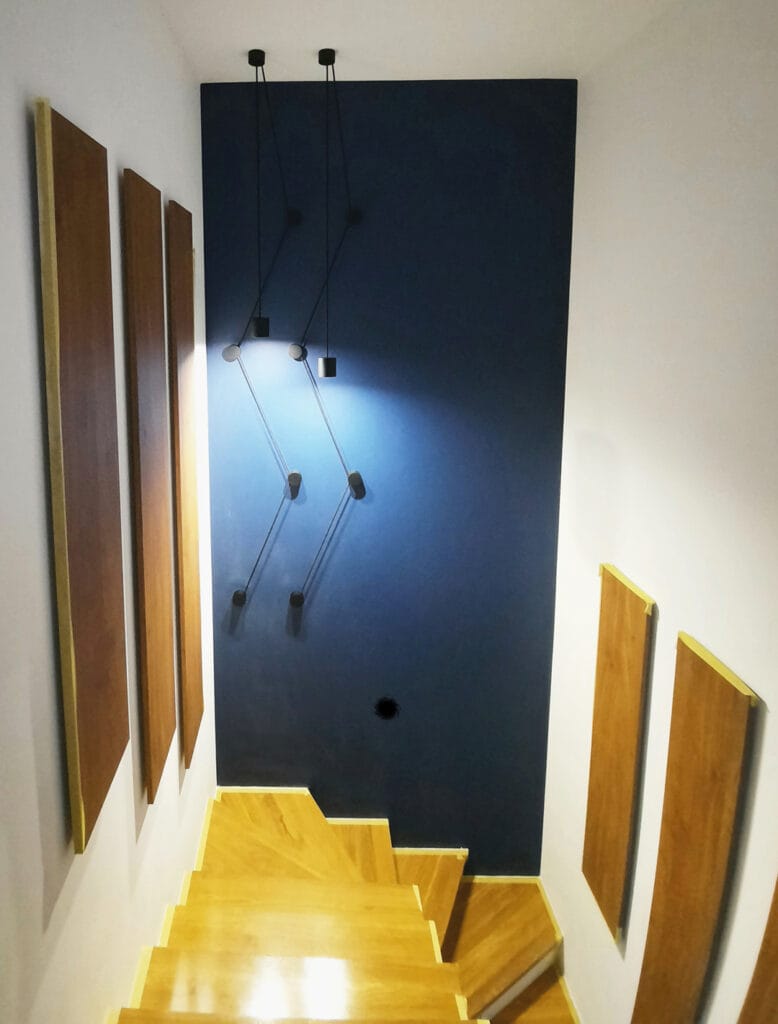 Designerskie oświetlenie na klatkę schodową nowoczesne lampy ścienno-sufitowe ZARA LWS 1
