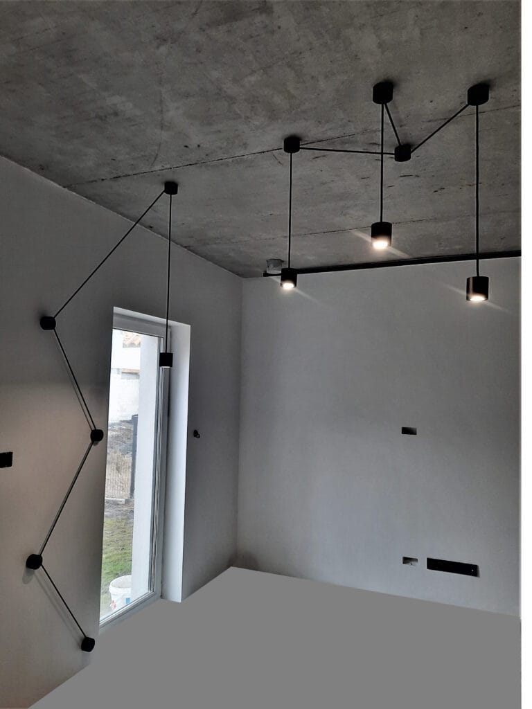 Designerskie oświetlenie do salonu, sypialni, nowoczesna lampa ścienno-sufitowa ZARA LWS 3
