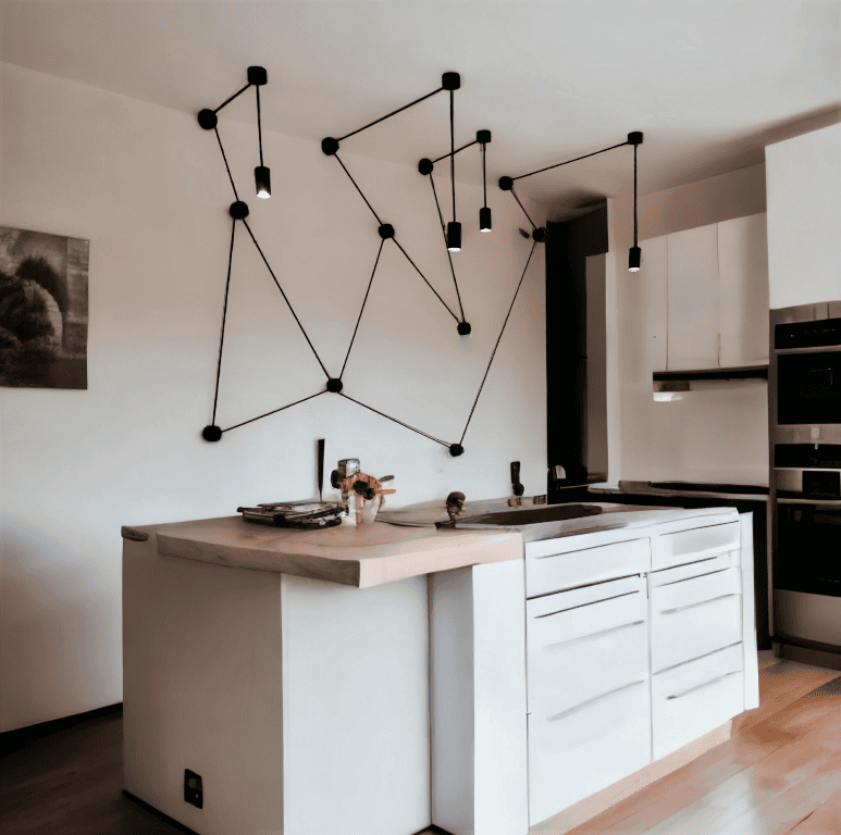 Designerskie oświetlenie do salonu, sypialni, kuchni nowoczesna lampa ścienno-sufitowa ZARA MAXI 4
